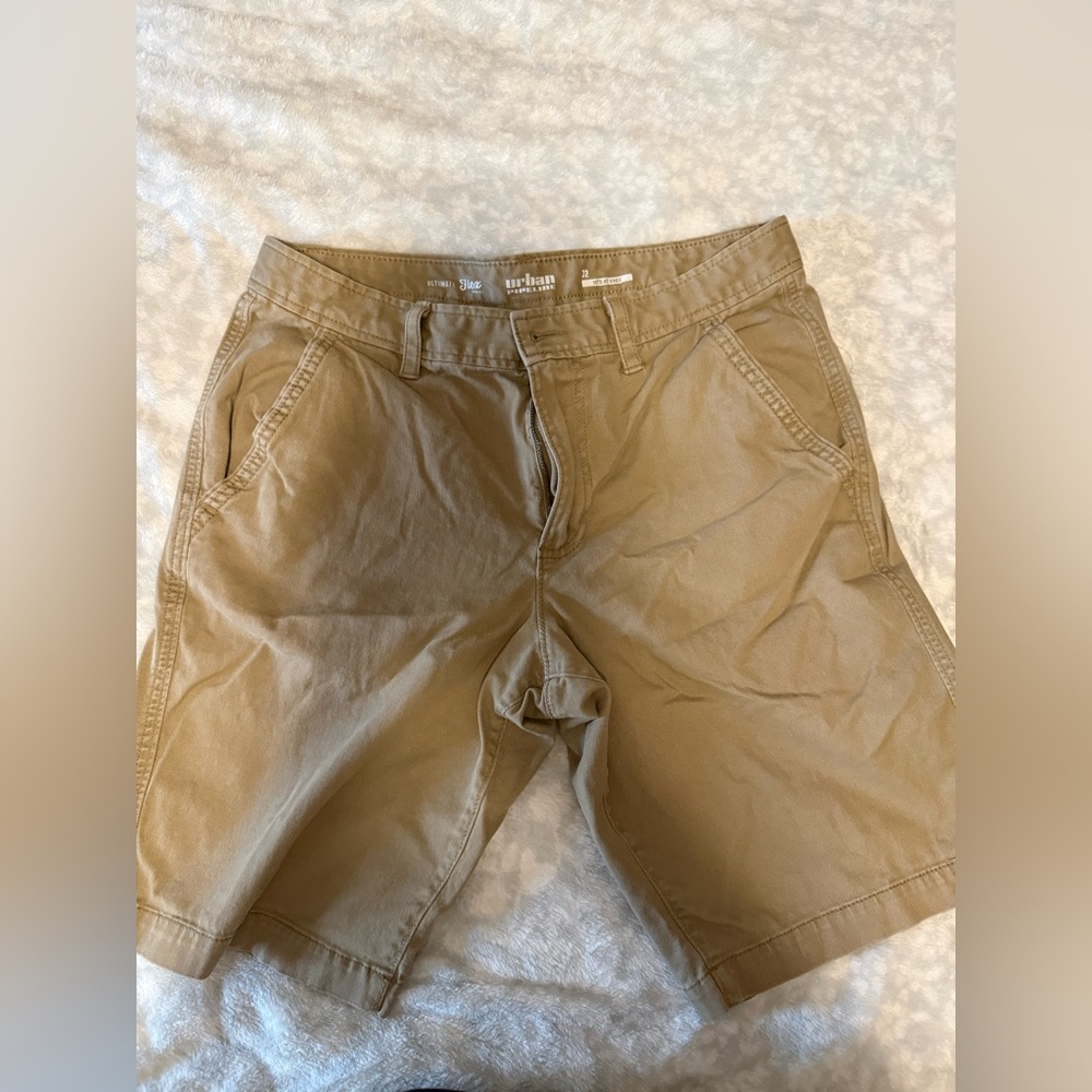 Urban Pipeline Men's Khaki Shorts